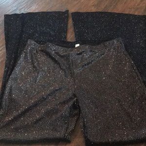 Never Worn Glitter Flare Pants